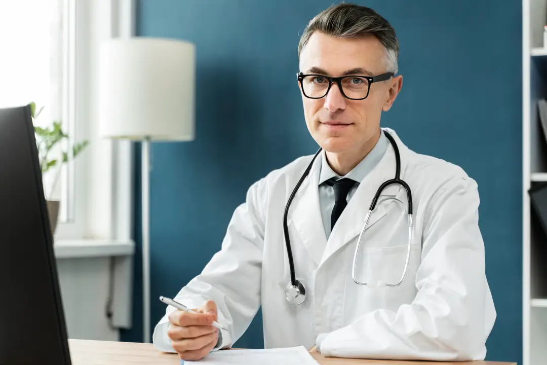 Male Primary Care Doctor Office