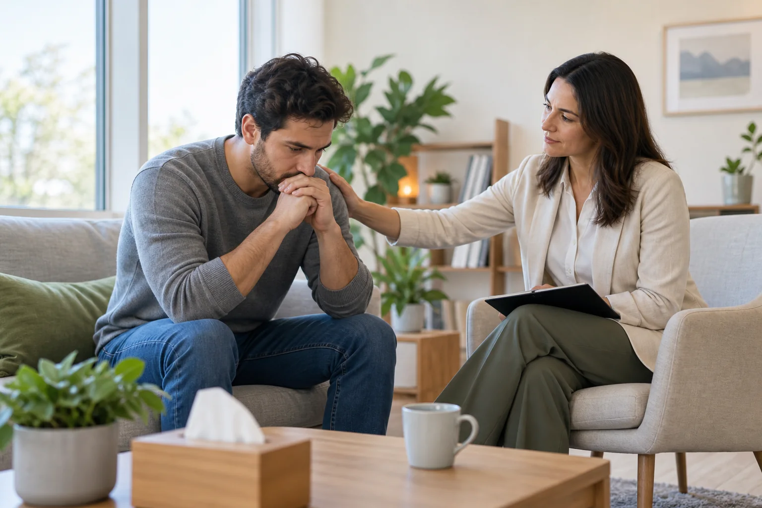 Supportive response during a mental health crisis